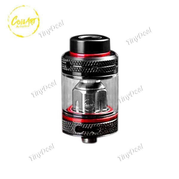 Authentic CoilArt MAGE 3.5ML 24mm 0.2ohm 0.4Ω Sub-Ohm Tank Atomizer - Black Red