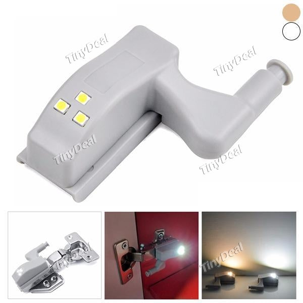 Intelligent Cabinet Lights 0.25W Closet Door Cupboard Interior Hinge LED Night Light Sensor for Kitchen Bedroom Lamp