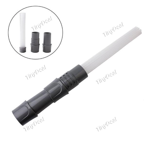 Universal Vacuum Attachment Brush Cleaner Dust Cleaning Tool with Flexible Small Suction Tubes