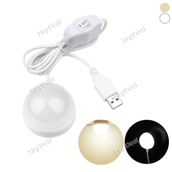 Mini DC 5V USB Powered LED Light Bulb Emergency Magnetic Lighting Reading Lamp with 1.4m Cable