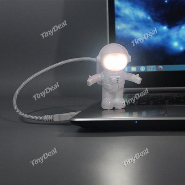 Creative Astronaut USB LED Light Flexible USB Lighting Lamp Night Reading Night for Laptop PC Notebook