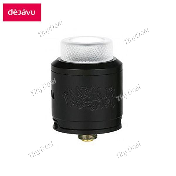 Authentic DEJAVU RDA DJV 25mm BF Bottom Airflow Rebuildable Dripping Atomizer - Black