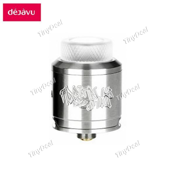 DEJAVU RDA DJV 25mm BF Bottom Airflow Rebuildable Dripping Atomizer - Silvery SS Stainless Steel