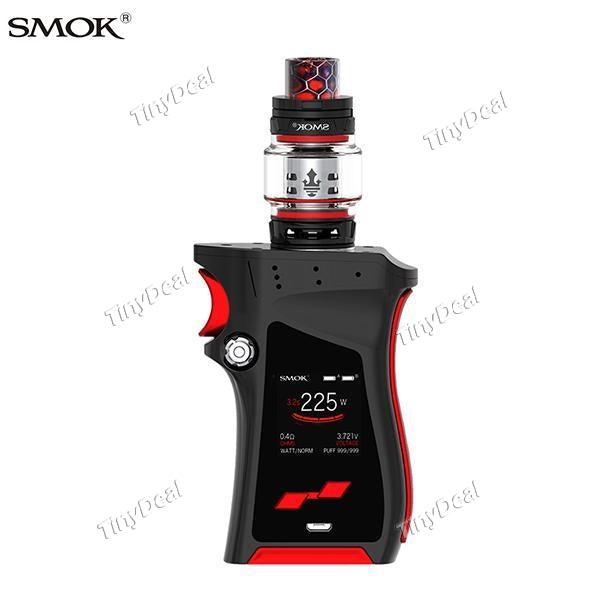 Smoktech MAG 225W Box Mod With TFV12 Prince Tank Atomizer Kit Right Handed Version - Black Red