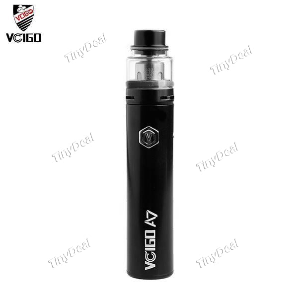 Authentic Sigelei Vcigo A7 3000mAh 2ML E-Cigarette AIO Starter Kit - Black