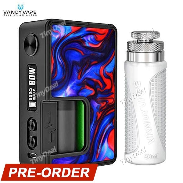 Presell Authentic VandyVape Pulse BF 80W TC VW APV Squonker Box Mod With Gene Chip by Tony B. - Fantastic Blue