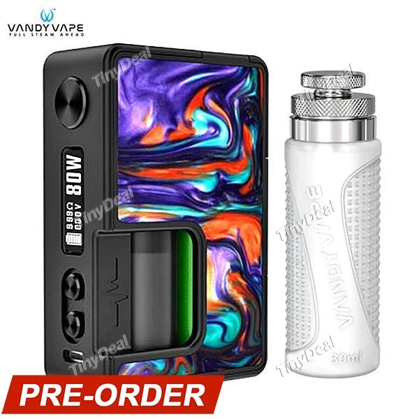 Presell Authentic VandyVape Pulse BF 80W TC VW APV Squonker Box Mod With Vandy Chip by Tony B. - Aurora 7 Color