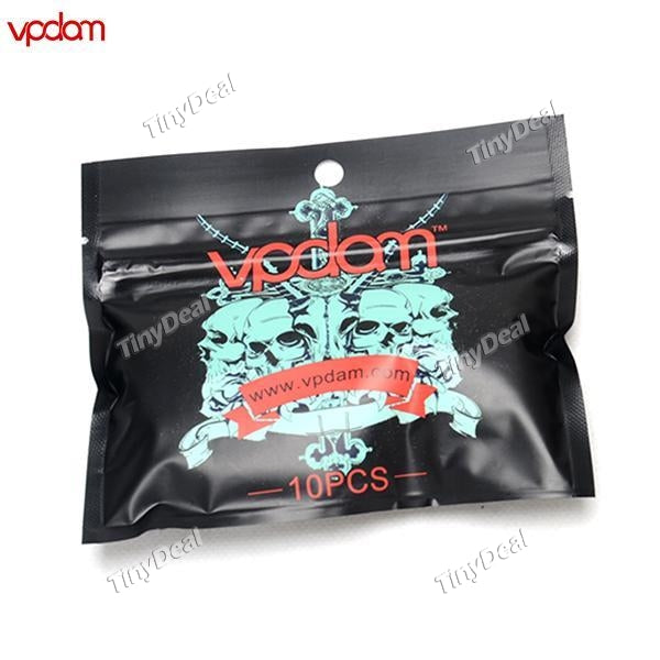 Authentic Vpdam Organic No.1 Transverse Cotton Wick for RBA Atomizers 10pcs (10-Pack)