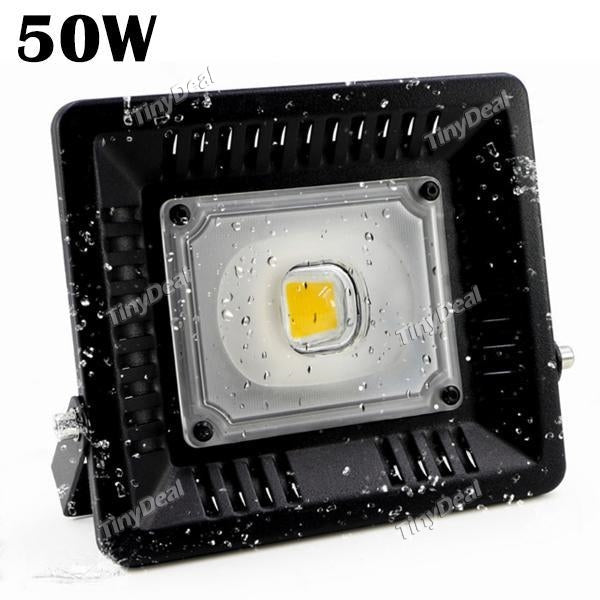 LED Flood Light Waterproof IP67 50W AC COB LED Floodlight 110V 220V Outdoor Wall Garden LED Lighting