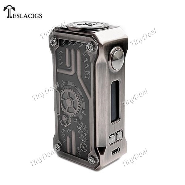 Authentic Teslacigs Punk Mini 85W TC VW APV Box Mod - Gun Metal Color