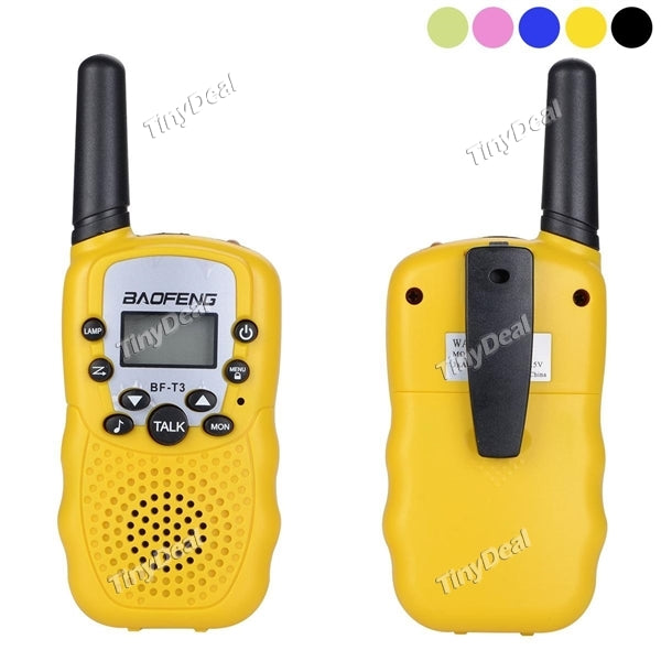 T3 Wireless Walkie Talkie 2 Pack 22 Channel FRS/GMRS Two-Way Radio Transceiver for Kids Outdoor Radios