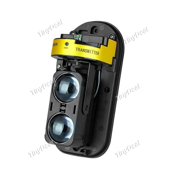 Outdoor 100m Double Beam Security Active IR Detector Dual Beam Sensor Active Infrared Intrusion Detector