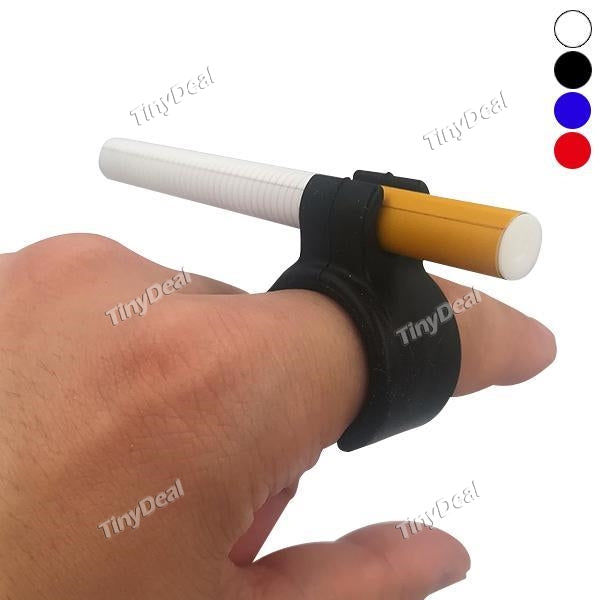 Creative Ring Design Finger Hand Rack Cigarette Holder Durable Silicone Smoking Accessories for Regular Smoking Smoker