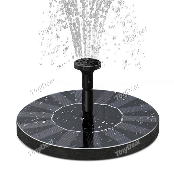 1.4W Floating Water Pump Kit Solar Panel Garden Fountain Plants Watering Power Fountain Pool Round Bird Bath Tank Accessory