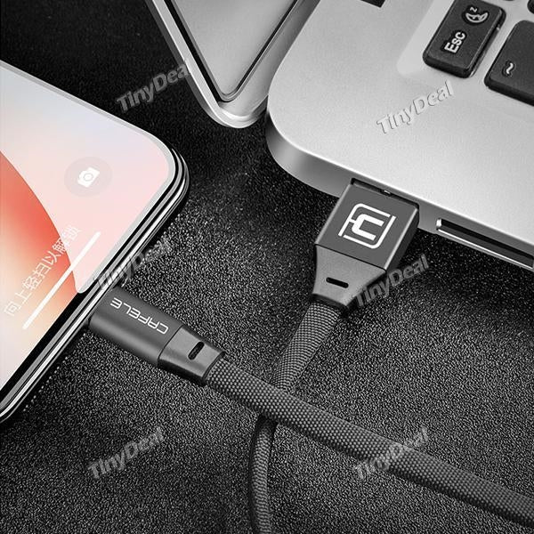 CAFELE USB Charging Cable 8-pin Data Sync Durable Mobile Phone Cable for iPhone X 8 7 6S 6 Plus 5S