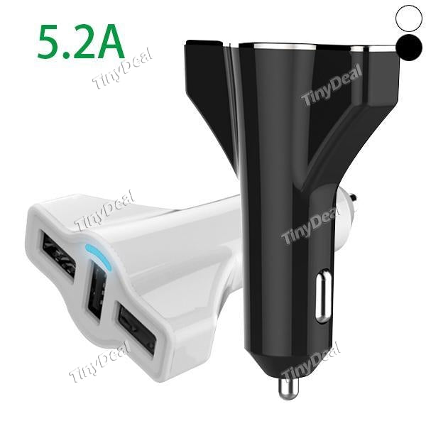 Universal Quick Charge 3.0 Car Charger 5.2A Phone Charger 3 USB Car Charger Dual USB Car Mobile Phone USB Charger