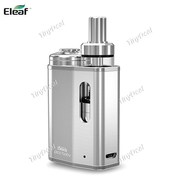 Presell Authentic iSmoka Eleaf iStick Pico Baby 1050mAh 2ML Starter Kit - Silvery SS Stainless Steel