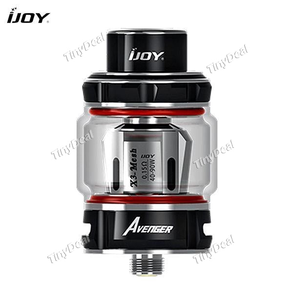 Authentic IJOY Avenger Sub Ohm 0.35ohm 3.2ml 4.7ml 25mm Tank Clearomizer - Black