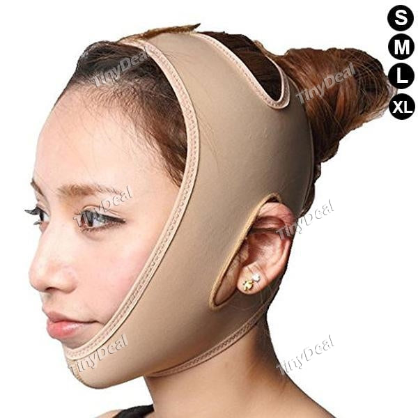 Anti Wrinkle V Full Face Chin Cheek Lift up Slimming Thin Mask Belt Band Strap