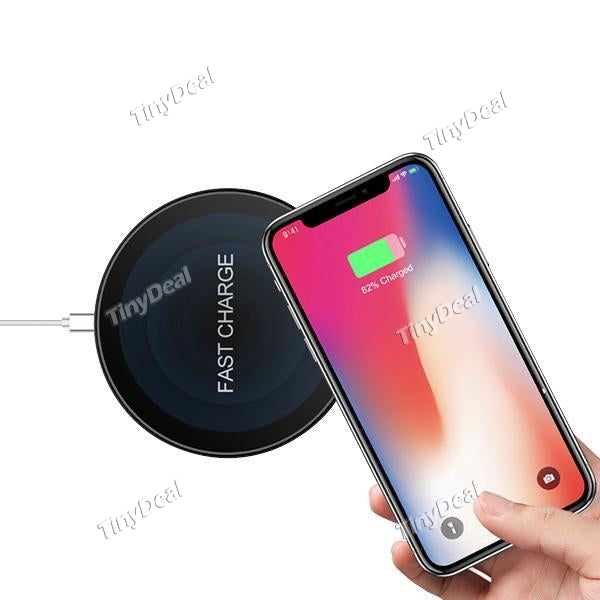 10W Qi Wireless Charger for iPhone 8/X Fast Wireless Charging for Samsung S8/S8+/S7 Edge Nexus5 Lumia 820 USB Charger Pad