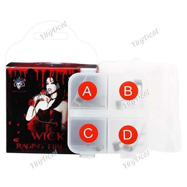 Authentic Demon Killer Ni80 Wick & Boutique in Raging Fire coil (4 Specs)