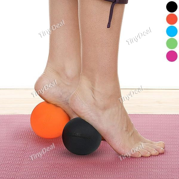Massage Lacrosse Ball for Myofascial Release Trigger Point Therapy Muscle Knots and Yoga Therapy