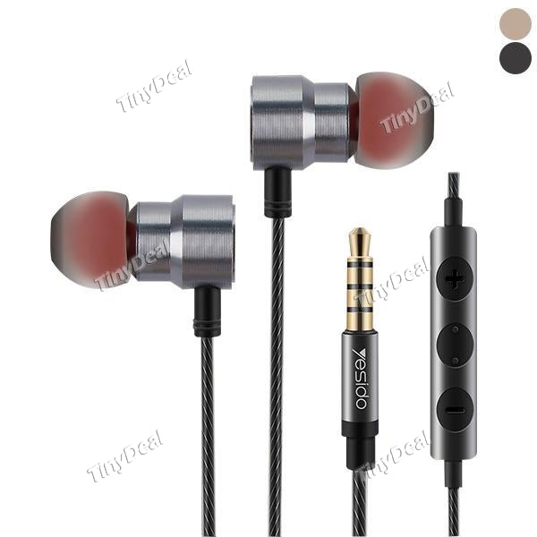 In-Ear Headphones Wired Earbuds Earphones Music Earpiece with MIC for Smartphones Tablet