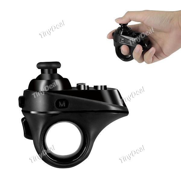 R1 Bluetooth 4.0 Wireless Gamepad VR Remote Mini Game Controller Joystick Ring Game Mouse for IOS Android