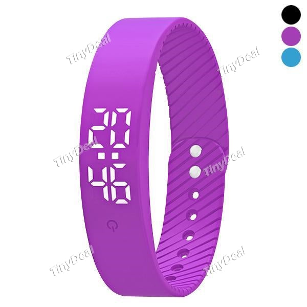 3D Pedometer Smart Sport Wristband Step Gauge Bracelet Intelligent Meter Sports Band LED Display Track Calories Fitness Tracker