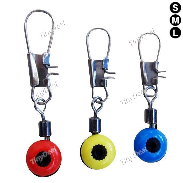 Fishing Line Sinker Slides Fishing Hook Shank Clip Connector Swivels