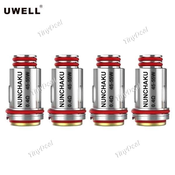 4 x Authentic UWELL Nunchaku 0.4ohm Claptonized A1 Spare Coil Heads