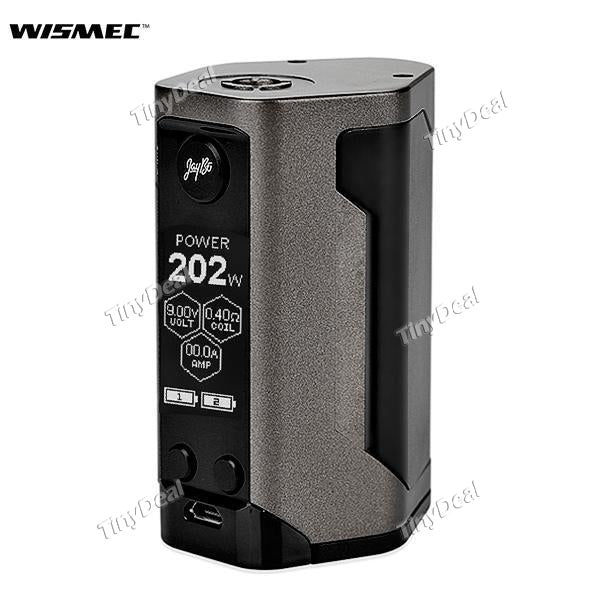 Authentic WISMEC Reuleaux RX GEN3 Dual 230W TC VW Box Mod APV - Brush Gun metal Color