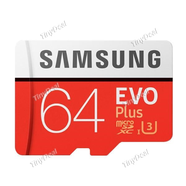 Samsung 64GB EVO Plus UHS-I U3 Class10 4K Ultra HD Flash Memory Card Micro SDXC
