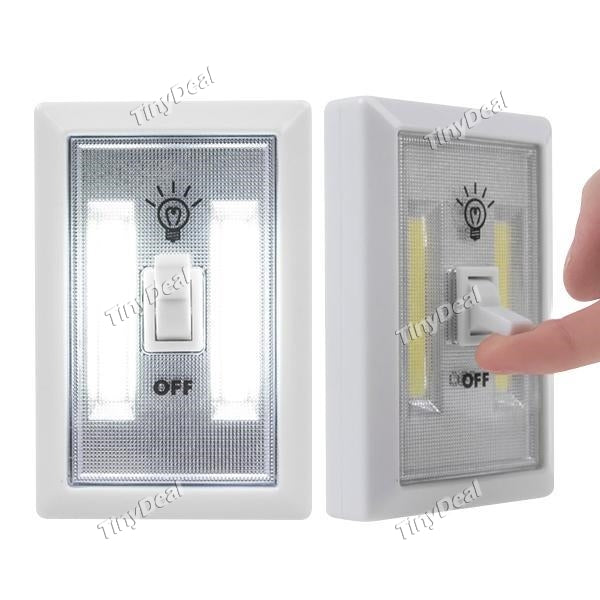 Magnetic COB LED Switch Wall Night Lights Cordless Lamp Battery Operated Cabinet Garage Closet Camping Emergency Light