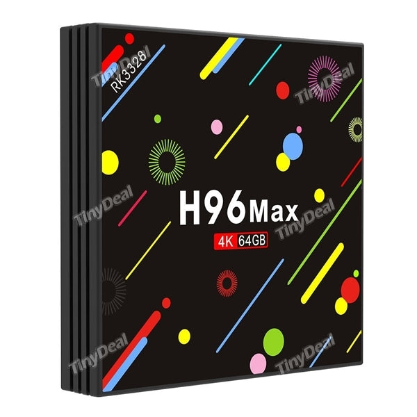 H96 MAX TV Box RK3328 Quad Core 4GB + 64GB Android 7.1 HD Smart TV Box Dual WiFi BT4.0 Smart Media Player