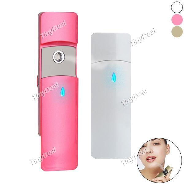 Nano Steamer Handy Mister Facial Mist Spray Moisture Face Sprayer Rechargeable Sliding Mini USB
