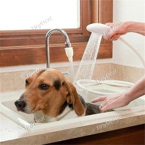 Pet Dog Cat Shower Head Spray Portable Pet Shower Bath Handheld Showerhead Sink Washing Hair Pet Hairdresser Hair Wash Shower