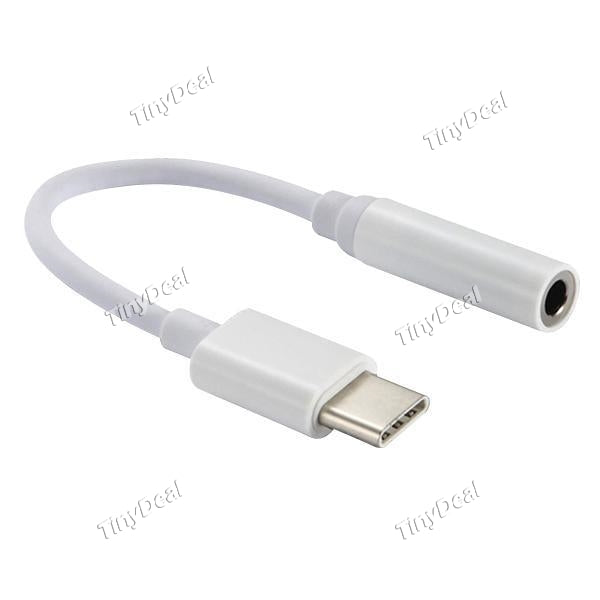 Type-C To 3.5mm Earphone Cable Adapter USB 3.1 Type C USB-C Male To 3.5 AUX Audio Female Jack for Letv