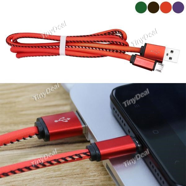 Color Changing Heat Sensitive Micro USB Data Sync Charging Cable For Samsung