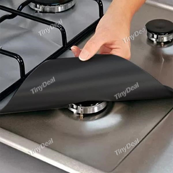 Reusable Gas Range Stovetop Burner Protector Liner Cover Cleaning Pad Kitchen Tools