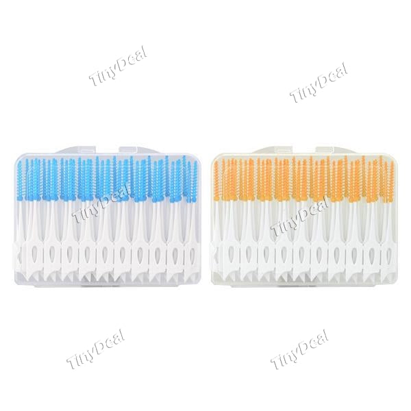 80 pcs/pack Push-Pull Interdental Brush Toothbrush Oral Care Toothpick Oral Hygiene