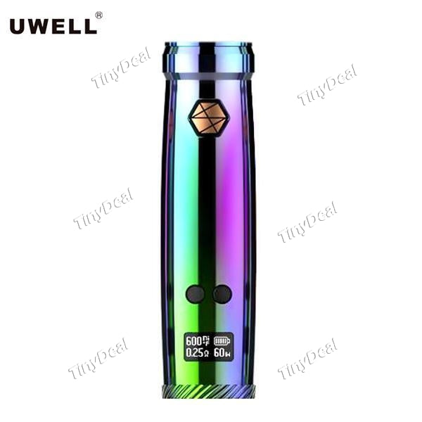 Authentic Uwell Nunchaku 80W TC VW Variable Wattage Pen Style Mod APV - Iridescent Rainbow Dazzling