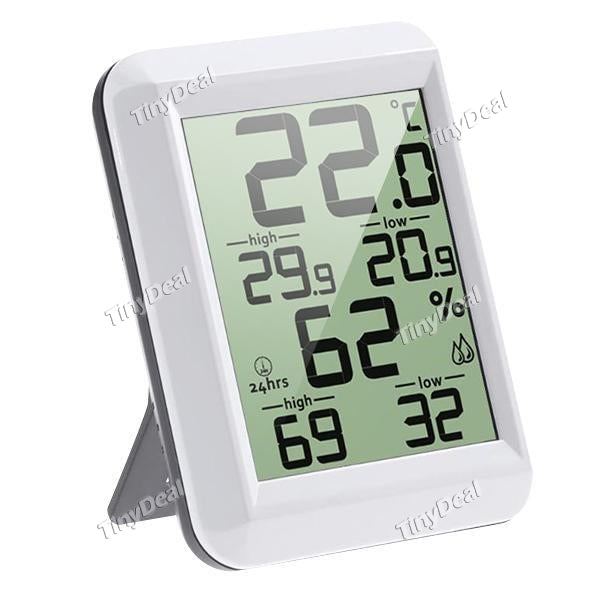 Digital LCD Thermometer Hygrometer Electronic Temperature Humidity Meter Weather Station Indoor Outdoor Tester TS-FT0421