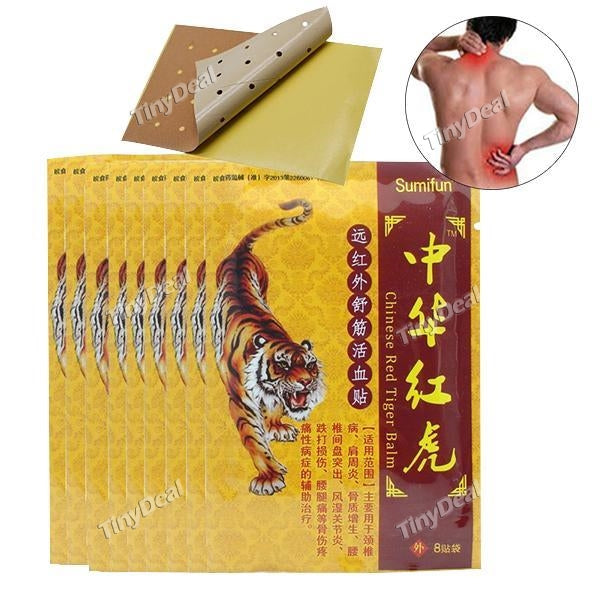 Sumifun Back Pain Patch, Chinese Medicine Capsicum Plaster Arthritis Pain Relief Medications