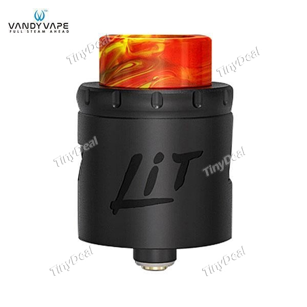 Authentic VandyVape Lit BF RDA 24mm Rebuildable Dripping Atomizer - Black
