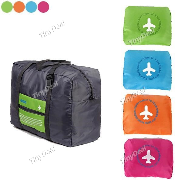 Large Capacity Travel Clothes Bag Luggage Case Bag Suitcase Nylon Folding Portable Tote Shoes Pouch Waterproof Handbag