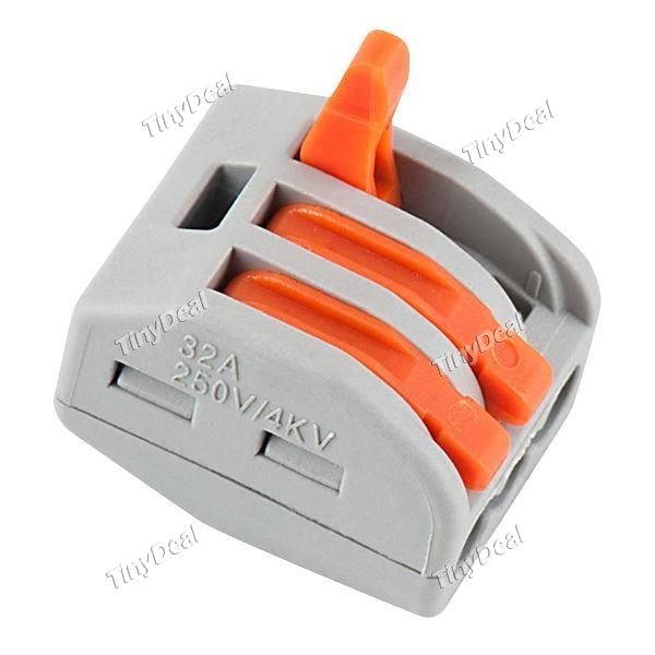 Z-413 3 Port Lever Conductor Compact Connector Terminal Block Wire Push Cable Connector