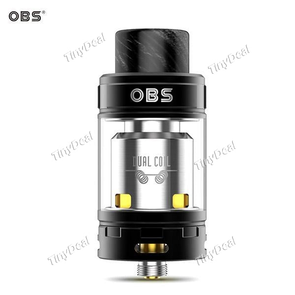 Authentic OBS Crius II Dual Coil RTA 4ML 25mm Rebuildable Tank Atomizer - Black