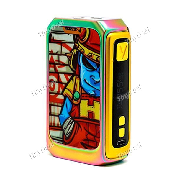 Authentic Vzone Graffiti 220W TC Various Wattage VW APV Box Mod - Rainbow