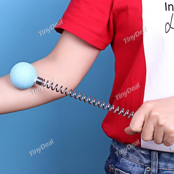 Cute Portable Spring Massager Hammer Manual Golf Ball Massager Full Body Pain Reduce Fatigue Relief Neck Back Massage Ball